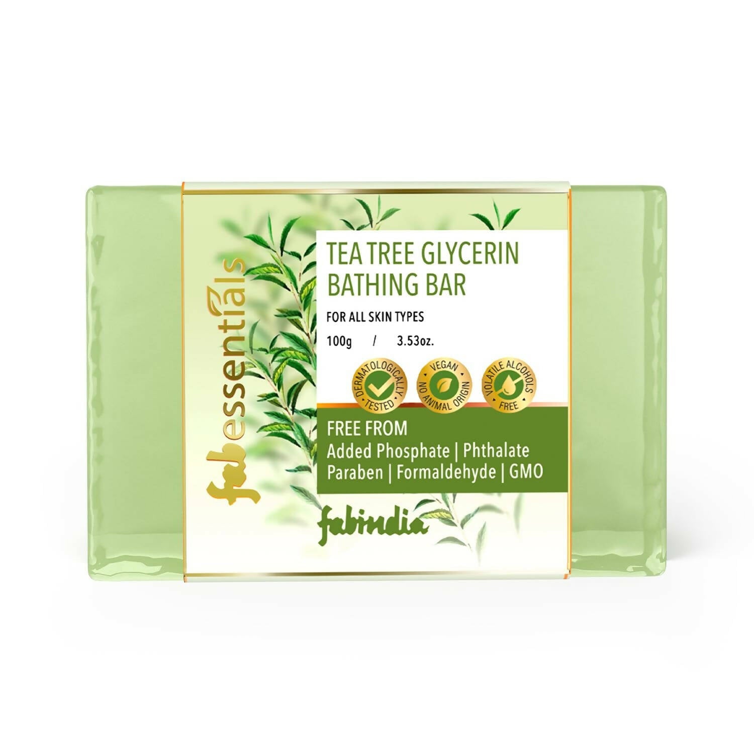 Fabessentials Assorted Glycerin Bathing Bars Combo - Avocado, Tea Tree & Musk - Distacart