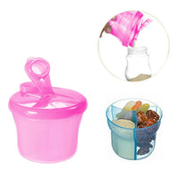 Thumbnail for Safe-O-Kid Bpa Free Portable Milk Powderfood Storage Box For Baby, Pink - Distacart