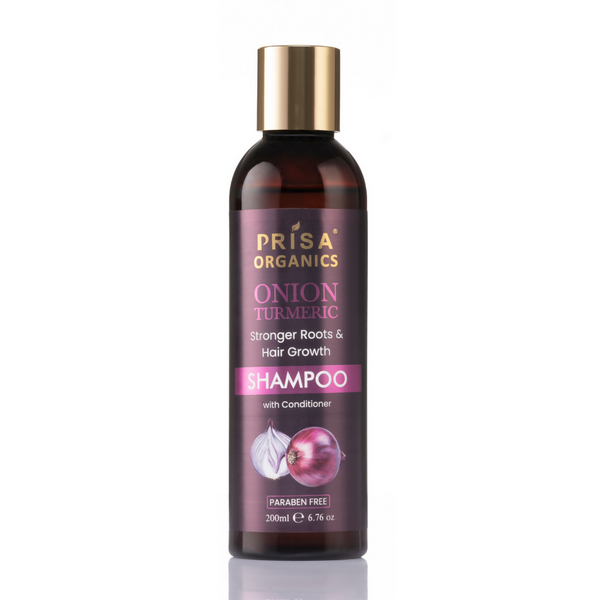 Prisa Organics Onion & Turmeric Shampoo - Distacart