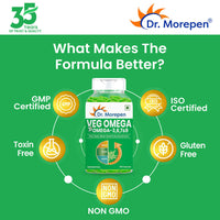 Thumbnail for Dr. Morepen Veg-Omega Veg Capsules - Distacart