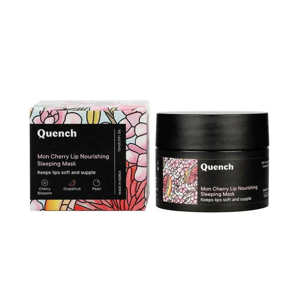 Quench Botanics Mon Cherry Lip Nourishing Sleeping Mask - Distacart
