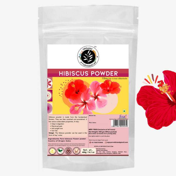 Organic Ayurvedistan Hibiscus Powder - Distacart