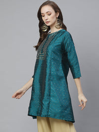 Thumbnail for Women's Green Ethnic Tunic - Bhama - Distacart