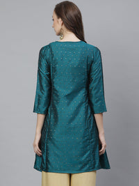 Thumbnail for Women's Green Ethnic Tunic - Bhama - Distacart