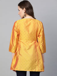Thumbnail for Women's Mustard Ethnic Tunic - Bhama - Distacart