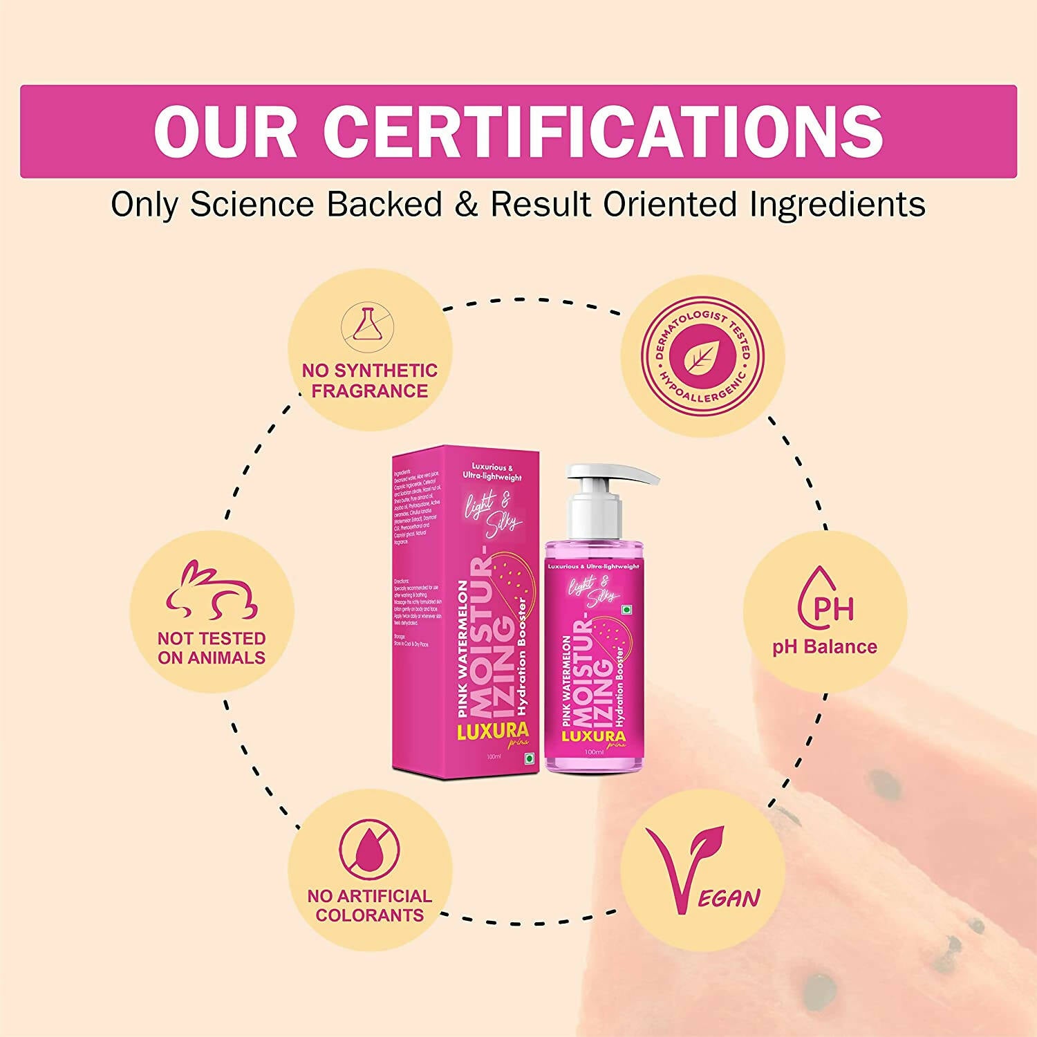 Luxura Prima watermelon moisturizer - Distacart