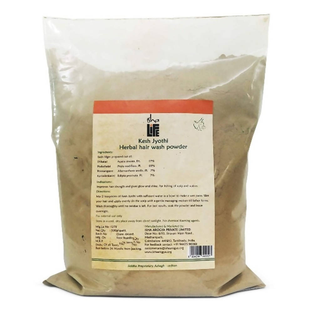 Isha Life Kesh Jyoti Herbal Hair Wash Powder - Distacart