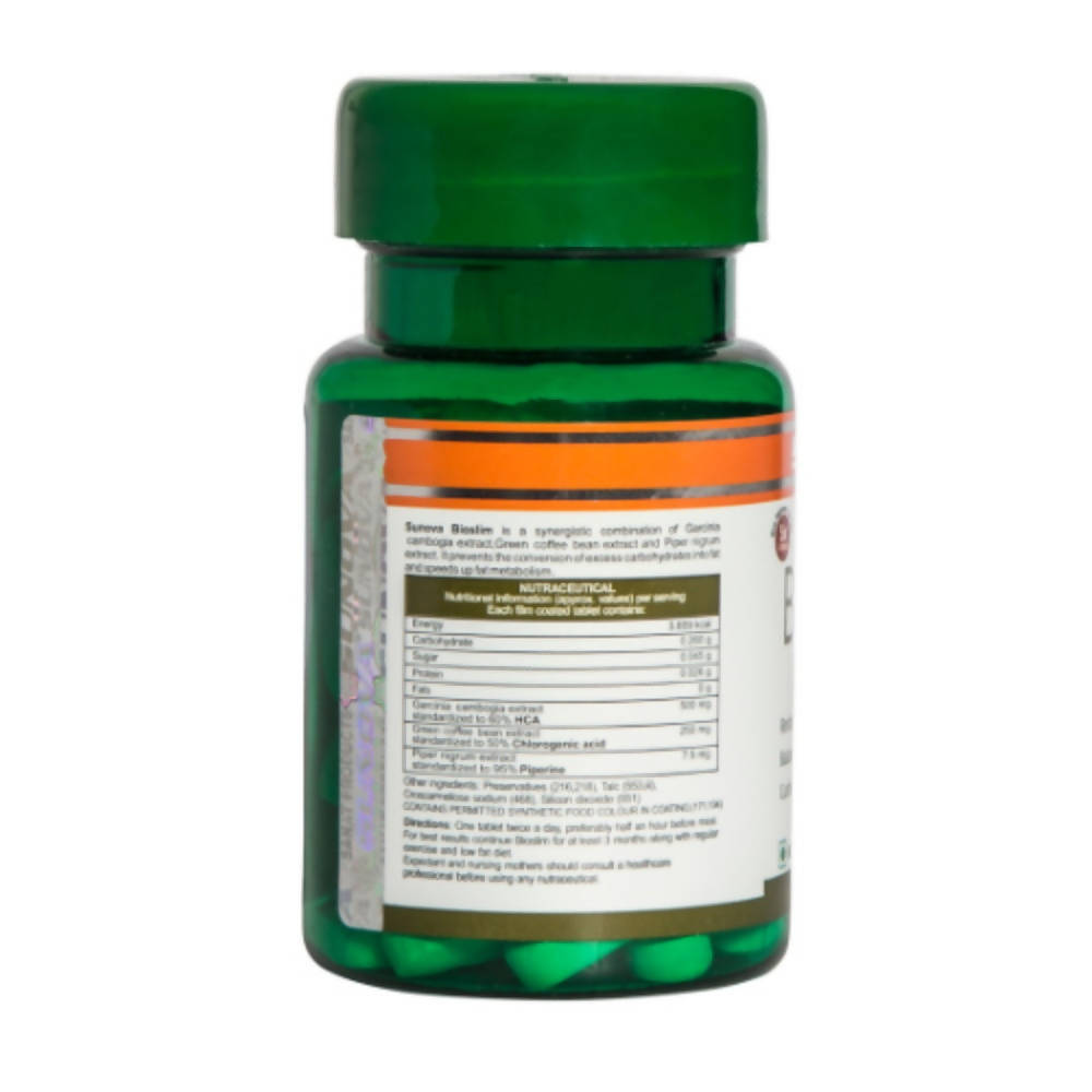 Sunova Bioslim Tablet - Distacart