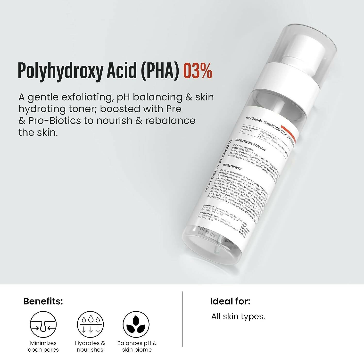 Vandyke 3% PHA Face Toner - Distacart