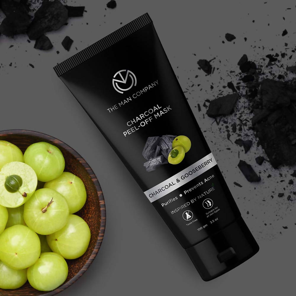 The Man Company Charcoal Peel Off Mask - Distacart