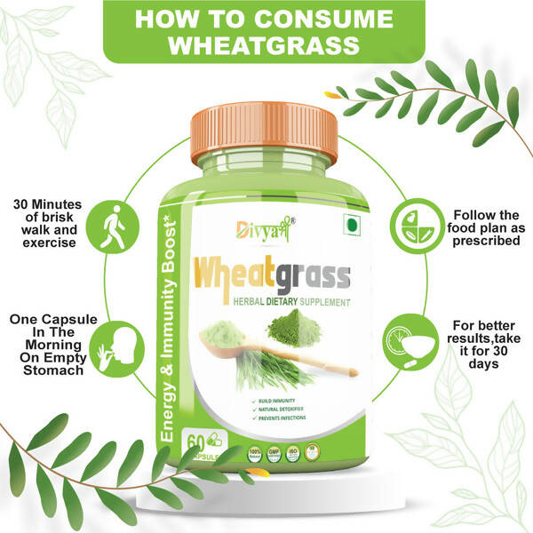 Divya Shree Wheatgrass Capsules - Distacart