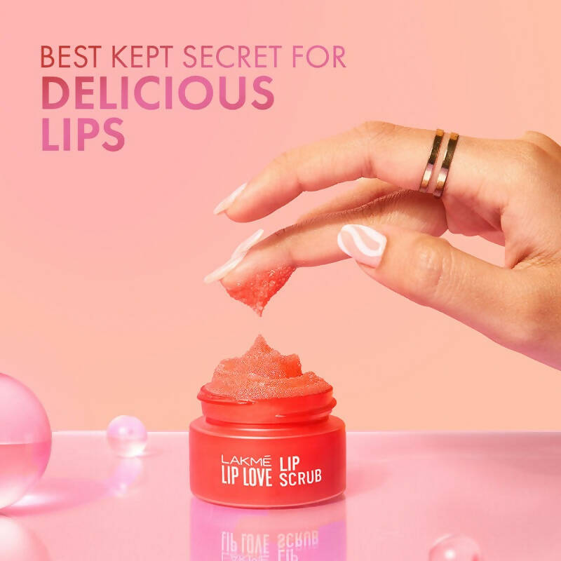 Lakme Lip Love Lip Scrub - Distacart
