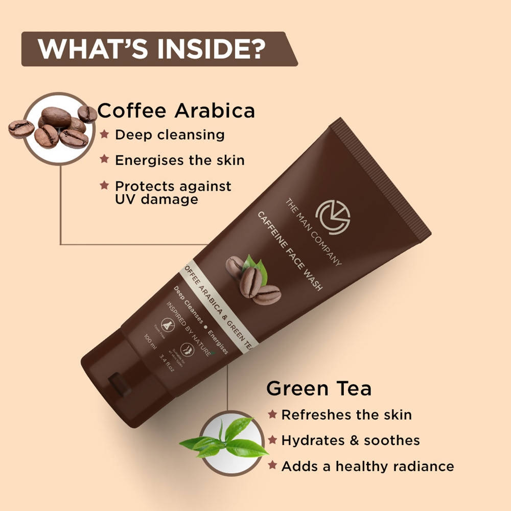 The Man Company Caffeine Face Wash - Distacart
