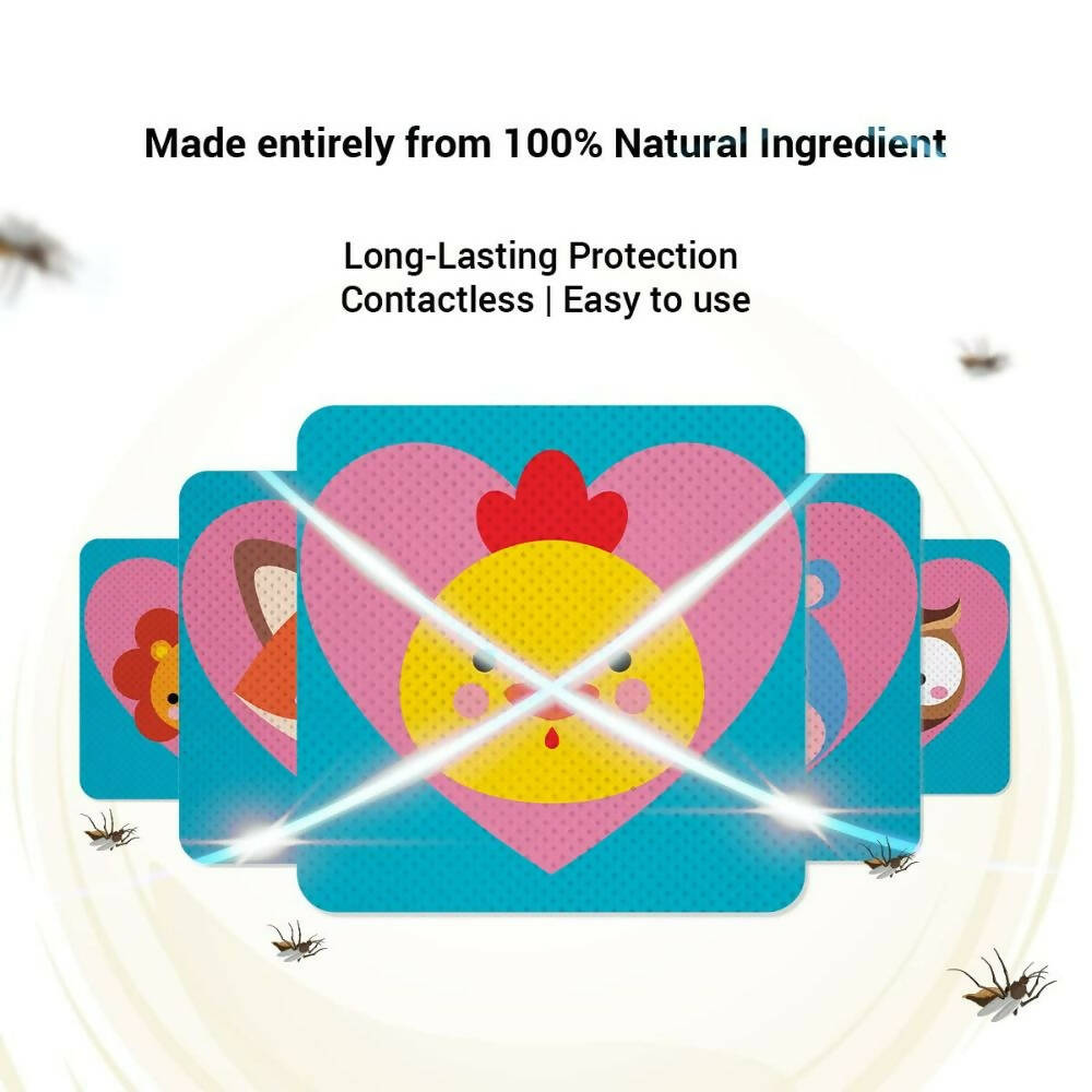 BabyChakra 100% Natural Mosquito Repellent Patches - Distacart