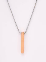 Thumbnail for NVR Men Copper Plated Geomatric Pendent With Chain - Distacart