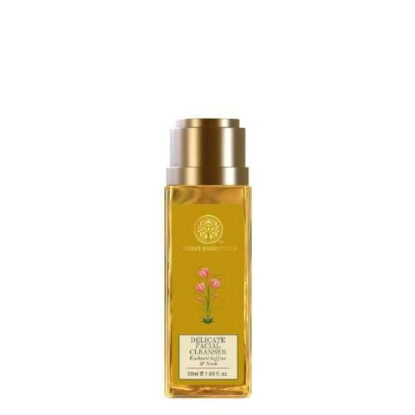 Forest Essentials Delicate Facial Cleanser Kashmiri Saffron & Neem - Distacart