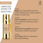 Thumbnail for Lambre Classic Make-Up Matting Foundation (01 Natural Shade) - Distacart