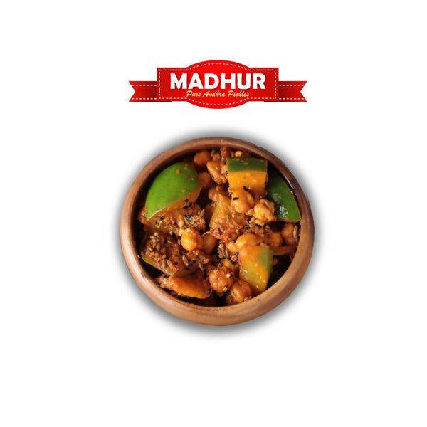Madhur Pure Andhra Sanaga Mango Pickle - 1 kg