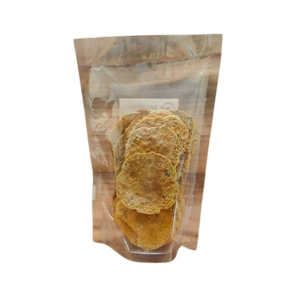 Satjeevan Organic Jowar Coriander Crunchies - Distacart