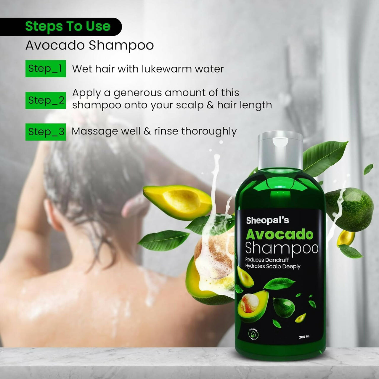 Sheopal's Avocado Shampoo - Distacart
