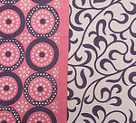 Thumbnail for Vamika Printed Cotton Pink & Multicolor Latest Design Bedsheet With Pillow Covers (LEOC_CHKR_P) - Distacart