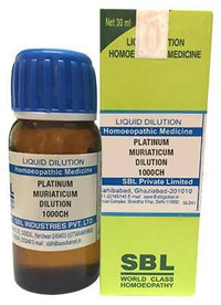 Thumbnail for SBL Homeopathy Platinum Muriaticum Dilution