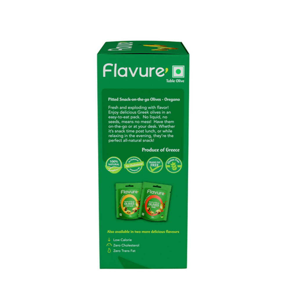 Flavure Snack-On-The-Go Olives Oregano - Distacart