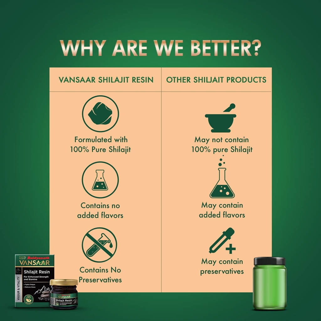 Baidyanath Vansaar Shilajit Resin