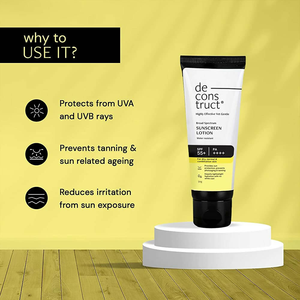 Deconstruct Broad Spectrum Sunscreen Lotion - Distacart