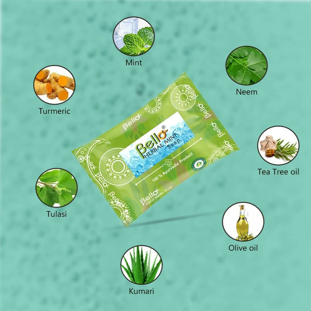 Bello Herbals Mint Soap - Distacart