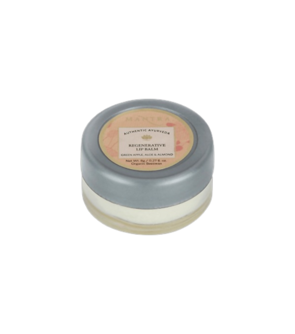 Mantra Herbal Regenerative Lip Balm Green Apple, Aloe & Almond - Distacart