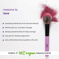 Thumbnail for Plum Soft Blend Blush Brush Easy Pick-up 02 - Distacart