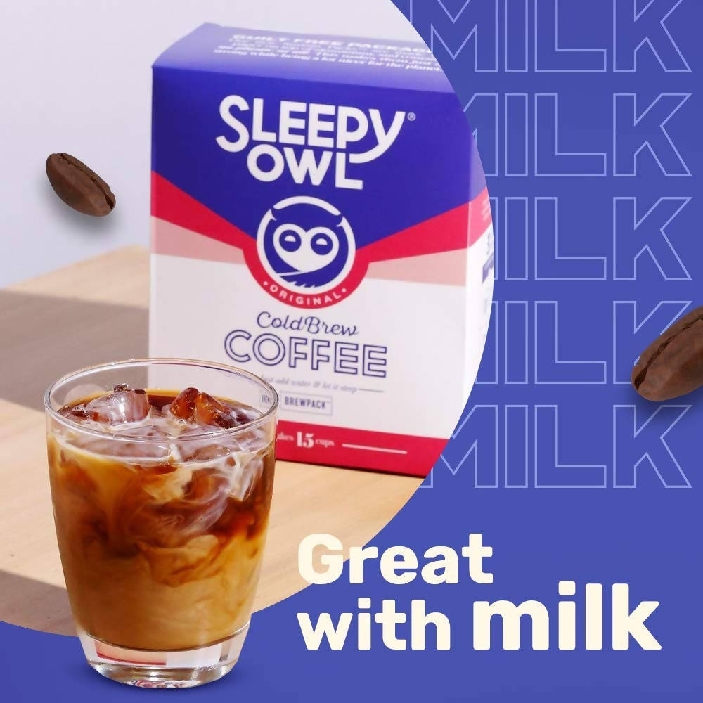 Sleepy Owl Hazelnut Cold Brew Coffee