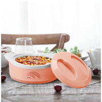 Thumbnail for Milton New Marvel 1000 Inner Steel Casserole For Roti/Chapati - Peach Color