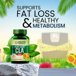 Thumbnail for Himalayan Organics Plant Based CLA 1000 Healthy Weight Management Vegetarian Capsules - Distacart