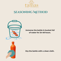 Thumbnail for Tamas Handmade & Eco-Friendly Earthen (Clay/ Terracotta) Water Bottle - Distacart