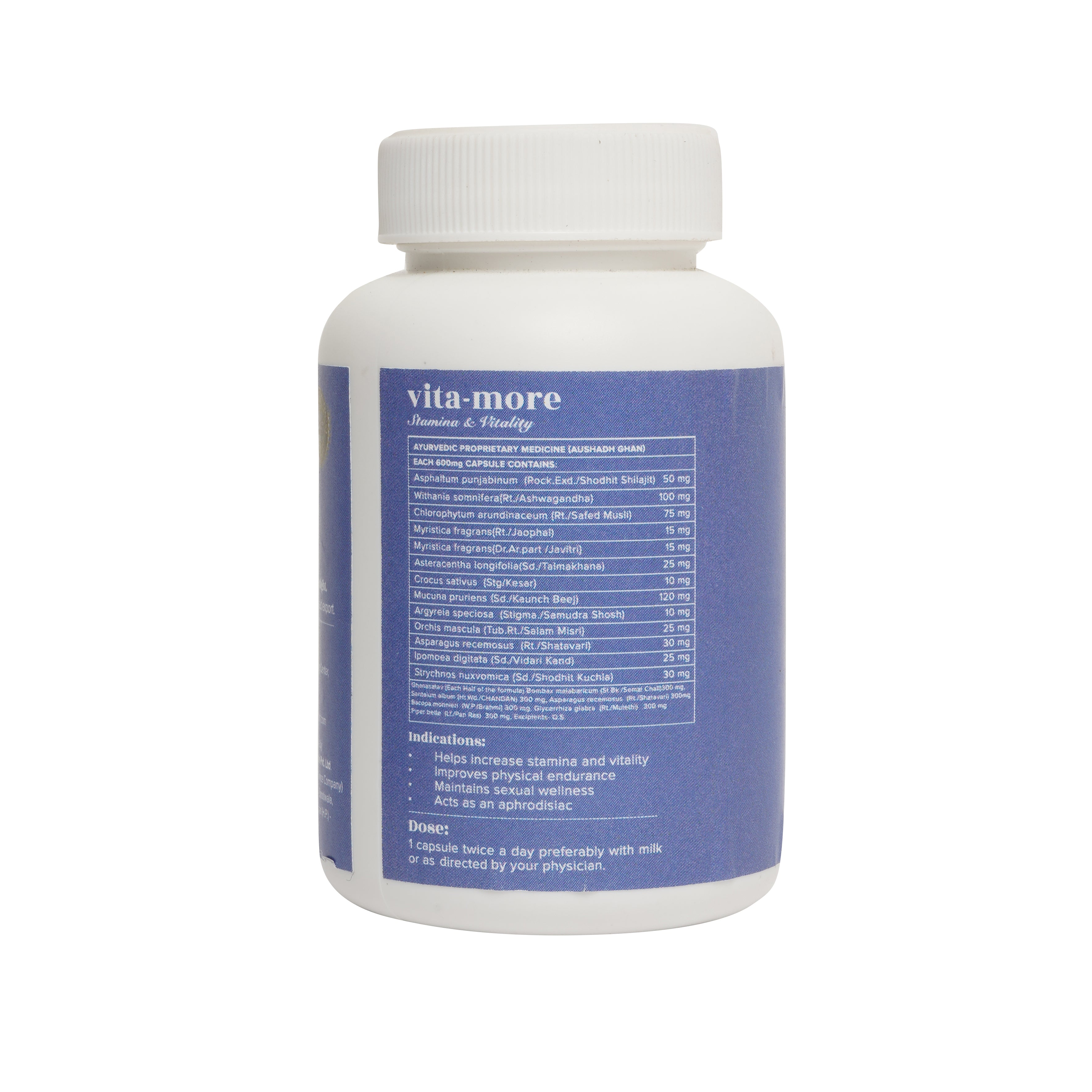 Baidyanath Jhansi Ayurvedant Vita More Capsules - Distacart