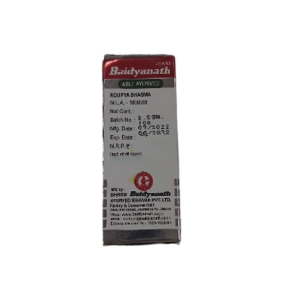 Baidyanath Raupya Bhasma - Distacart