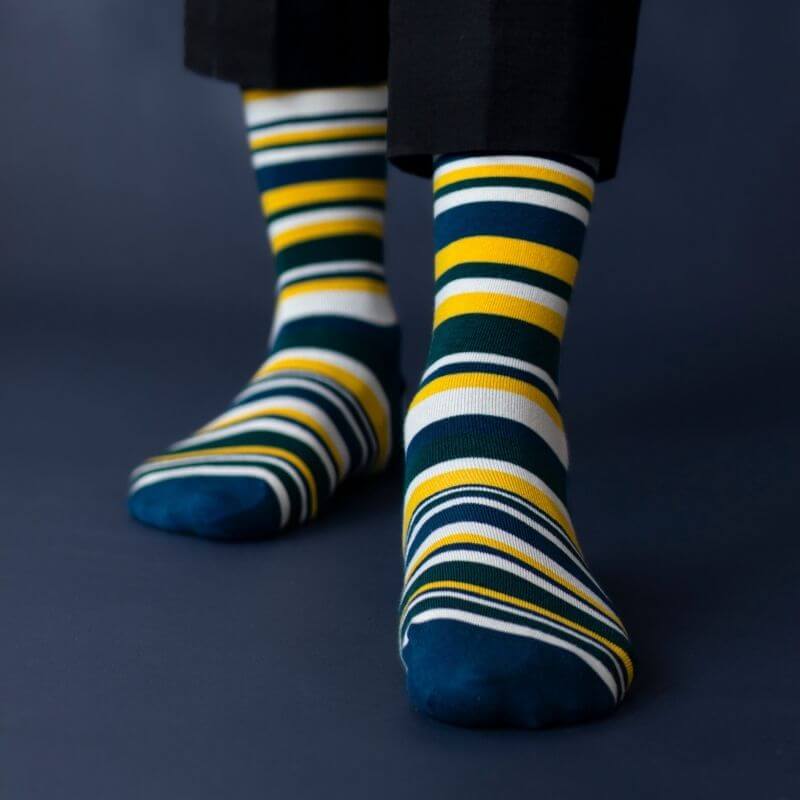 Socksoho Luxury Men Socks Stripe Giftbox
