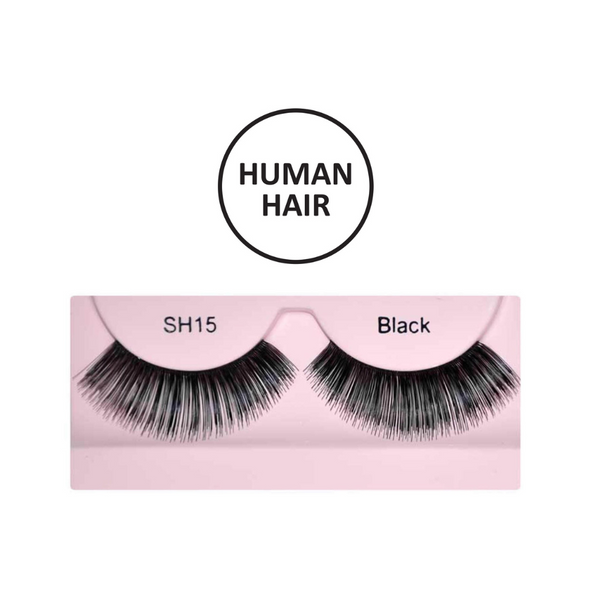 Glamgals Hollywood-U.S.A Stylish Black Soft Thick Reusable False Eye Lashes - Distacart