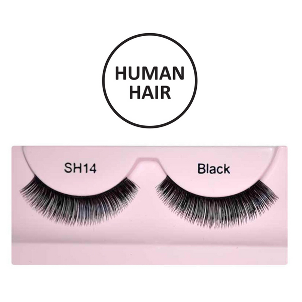 Glamgals Hollywood-U.S.A Stylish Black Soft Thick Reusable False Eye Lashes - Distacart