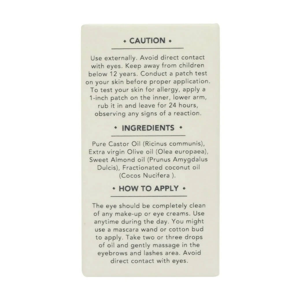 Februus Organics Lash & Brow Growth Oil - Distacart