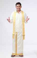 Thumbnail for Rajavivaha Silk Angavastram