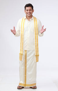 Thumbnail for Rajavivaha Silk Angavastram