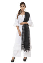 Thumbnail for Mominos Fashion Black Cotton Square Dupatta