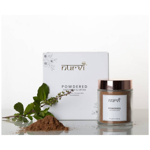 Nurvi Powdered Face Mask & Ubtan - Distacart
