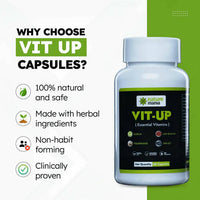 Thumbnail for Nature Mania Vit-Up Capsules (Vit D & Vit B12 Multivitamin) - Distacart