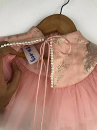 Thumbnail for Pink Cow Fashions Peach Shrug With Frill - Distacart