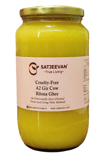 Satjeevan A2 Gir Cow Bilona Ghee - Distacart