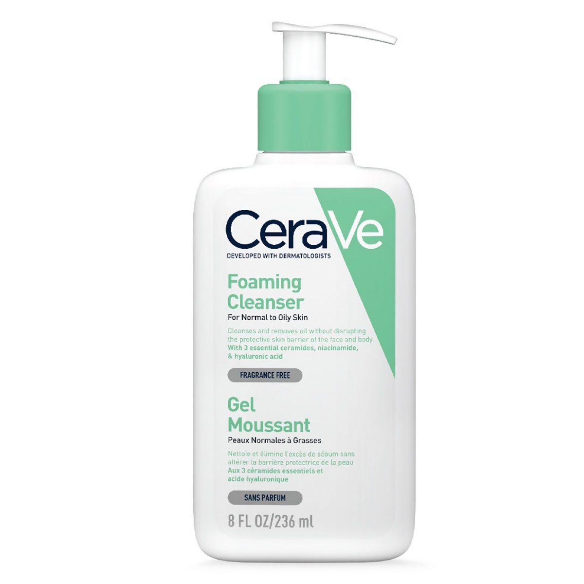 Cerave Foaming Daily Gel Cleanser for Normal to Oily Skin - Distacart